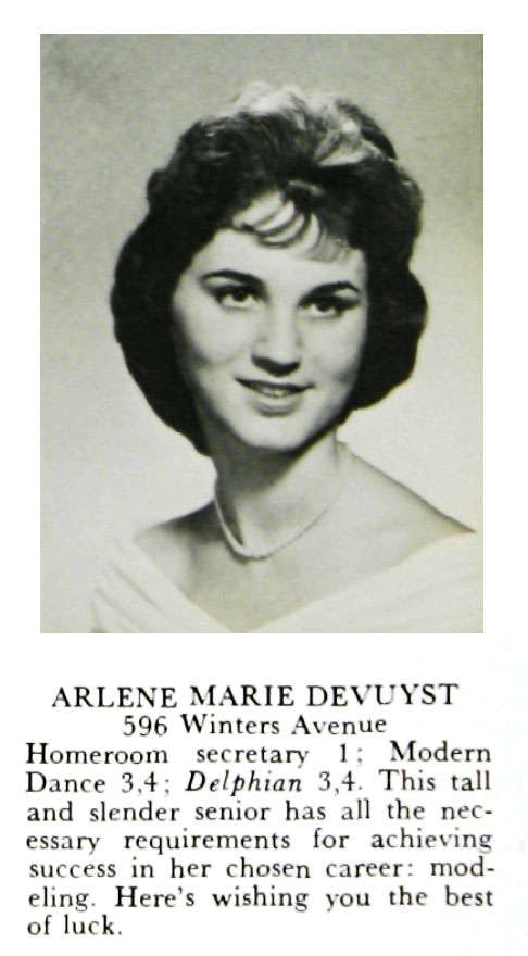 Arlene Marie DeVuyst (Patkus), Paramus High School Class of 1960