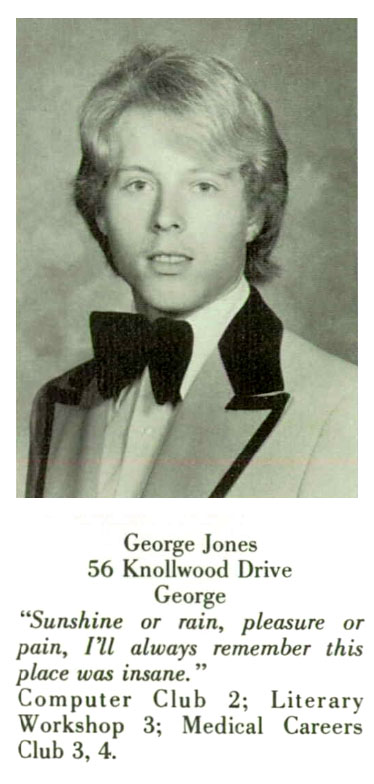 George L. Jones of Fort Lauderdale, FL, Paramus High School Class of 1978