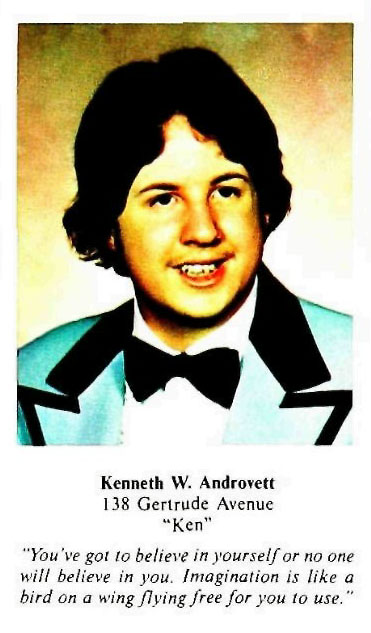 Kenneth W. Androvett, Paramus High School Class of 1983