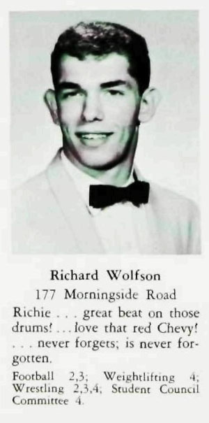 Richard Wolfson - Paramus High School Class of 1966