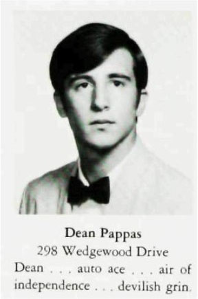 Dean Pappas, Class of 1971, deceased 3-Jul-1998