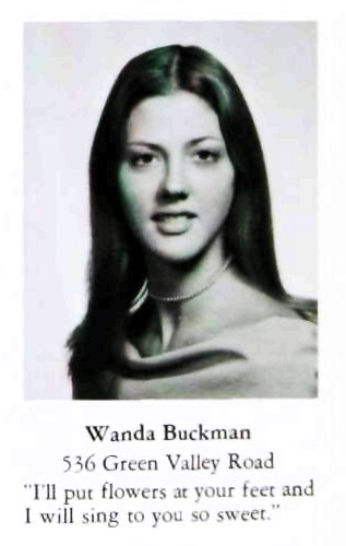 Wanda Buckman Worner Class of 1972