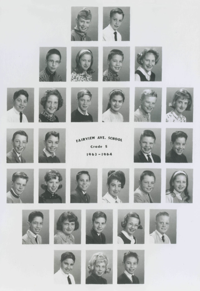 Farview School Paramus NJ 5th Grade 1963-1964