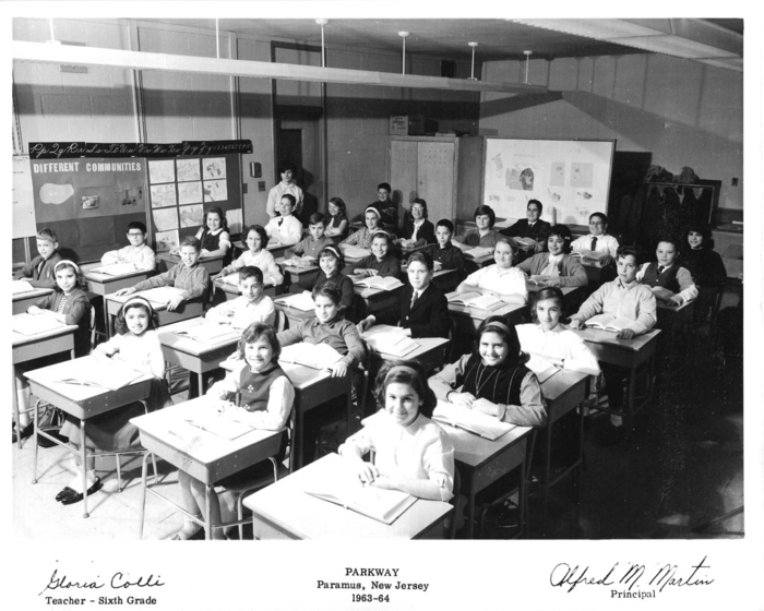 Parkway School 6C 1963 - 1964 Class Picture