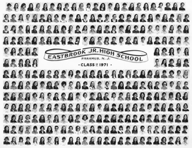 East Brook Junior High School Class of 1971 Entire Class photo
