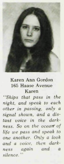Karen Gordon, PHS Class of 1976