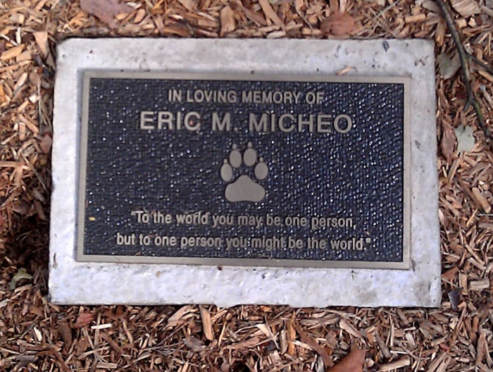 Eric M. Micheo, Plaque at Paramus High School, Class of 2013