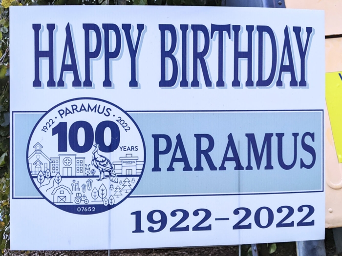 Happy Birthday Paramus NJ - 100 years