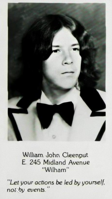 William John Cleenput, PHS class on 1981