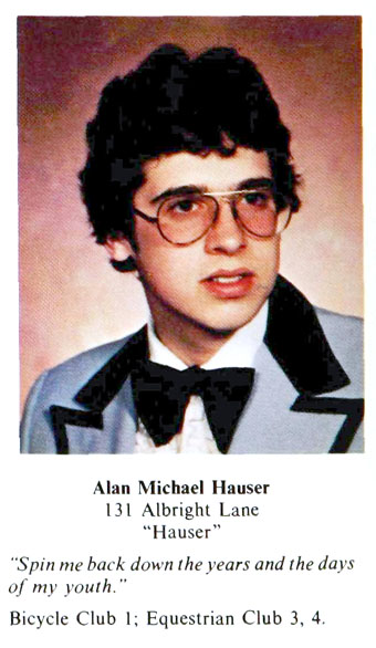 Alan Hauser, Class of 1984