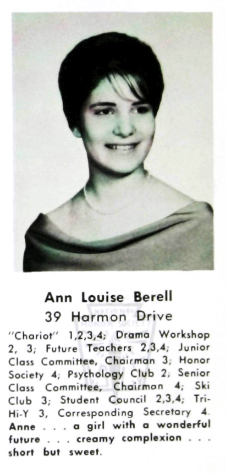 Anne Berell Lisbon, Class of 1963