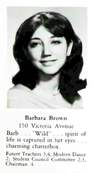 Barbara Brown, Class of 1966