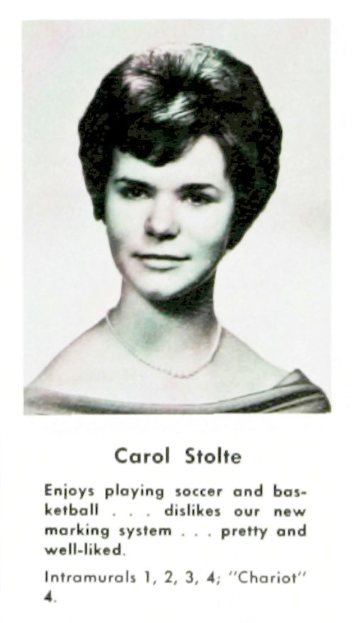 Carol Stolte, Class of 1961