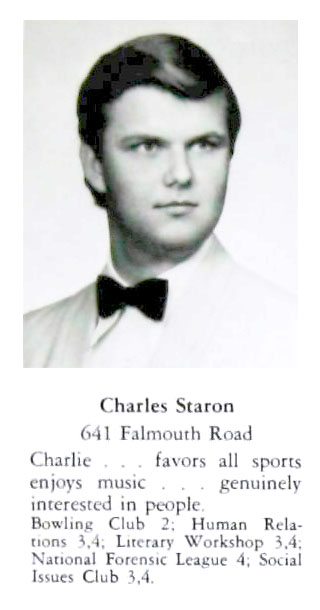 Charles A. Staron, Class of 1970