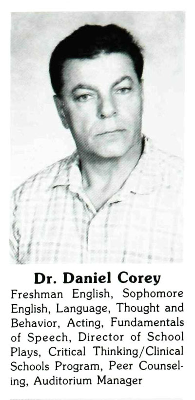 Daniel R. Corey, PHS Faculty
