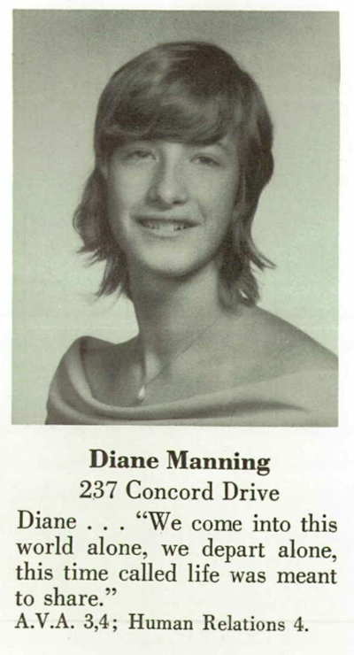 Diane Manning PHS Class of 1974