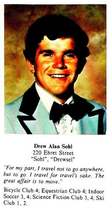 Drew Alan Sohl of Teaneck NJ - Paramus High School Class of 1983