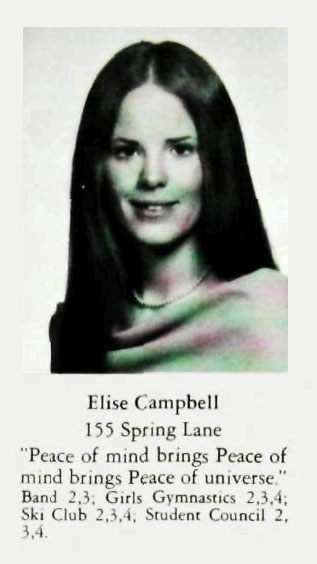 Elise Campbell, Paramus High School Class of 1972