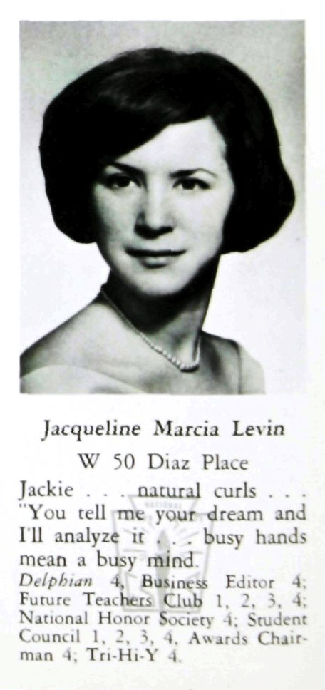 Jackie Levin, Paramus High School Class of 1964