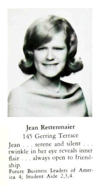 Jean Rettenmaier, Class of 1970