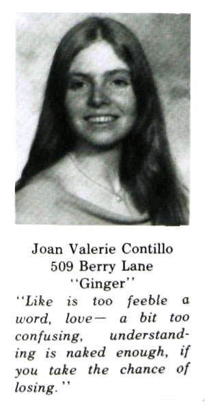 Joanne "Ginger" Contillo, Class of 1976