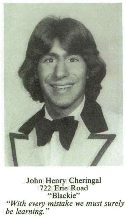 John Henry Cheringal, Paramus High School Class of 1977