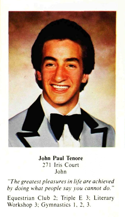 John Tenore, Class of 1984