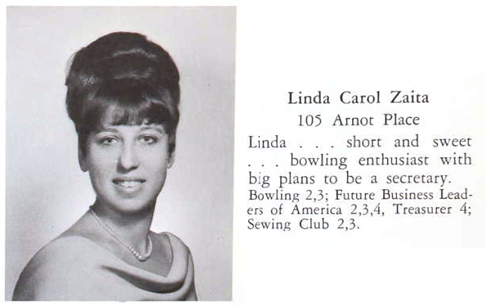 Linda Carol Zaita (June 8, 1950 - July 16, 2024)  Paramus HS Class of 1968