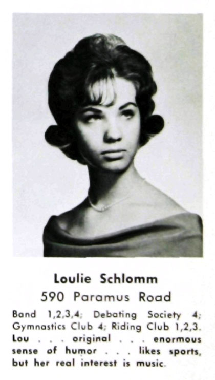 Loulie Josephine Schlomm Brown, Paramus High School Class of 1963