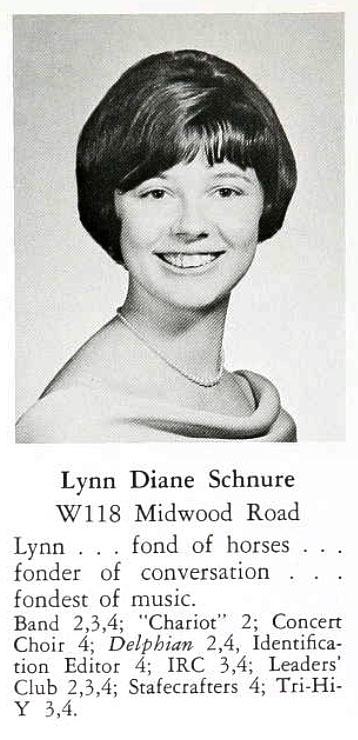 Lynn S. Hoff (nee Schnure), of West Chester, Ohio