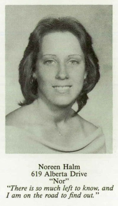 Noreen Halm, PHS Class of 1977