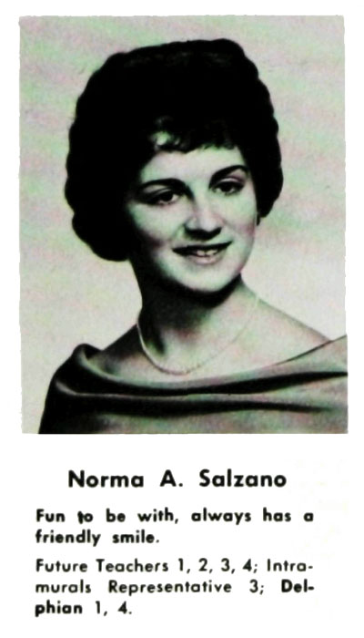 Norma Helen "Salzano" Sager, Class of 1961