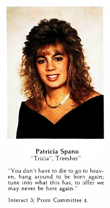 Patricia Spano, Class of 1989