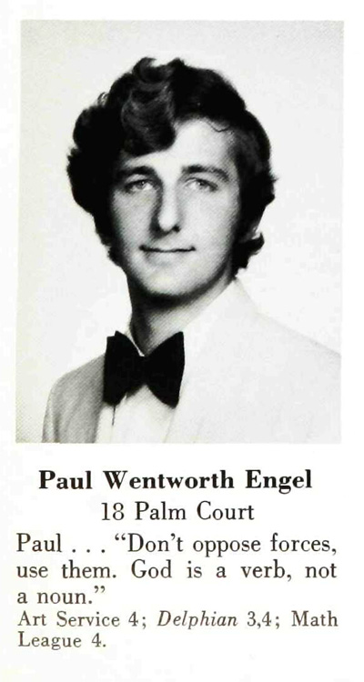 Paul Engel, Paramus High School Class of 1973
