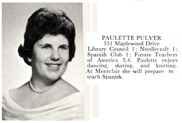 Paulette Pulver, PHS Class of 1960