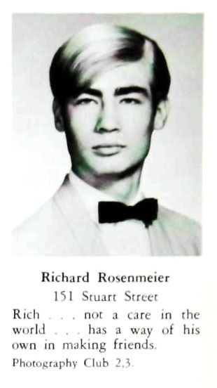 Richard Alan Rosenmeie, Paramus High School Class of 1966