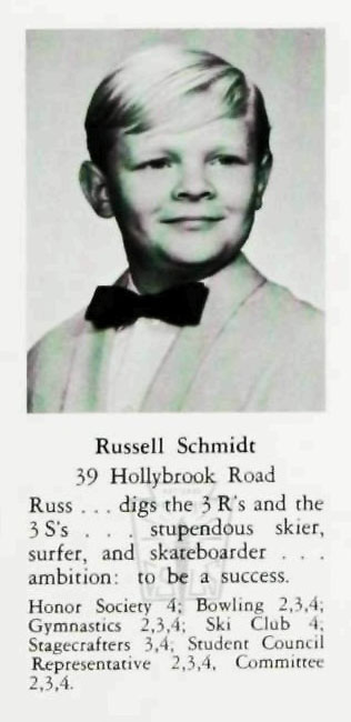 Russell L. Schmidt, Paramus High School Class of 1966