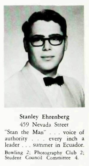 Stanley Ehrenberg, Class of 1966 Paramus High School