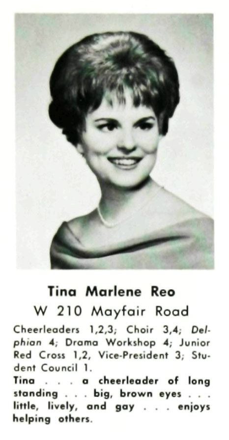 Tina Marlene Reo, Class of 1963