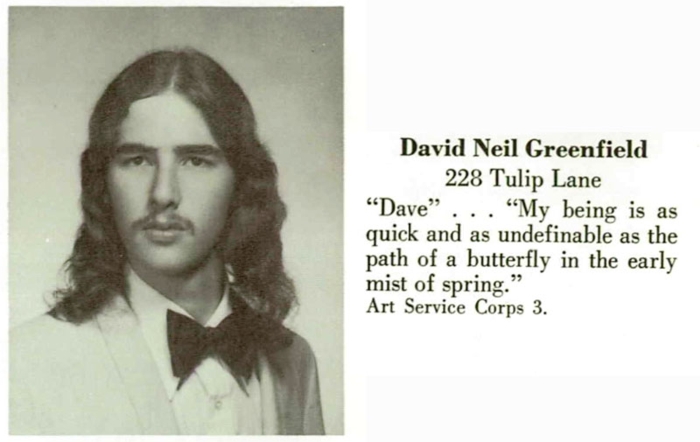 David Greenfield, Paramus High School Class of 1974